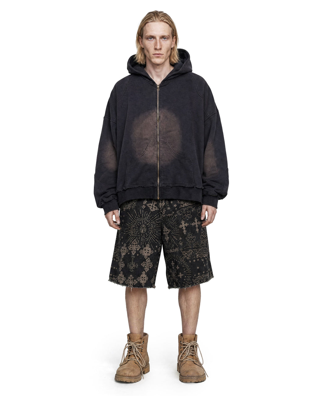 Hoodie Zipper Consumed Black