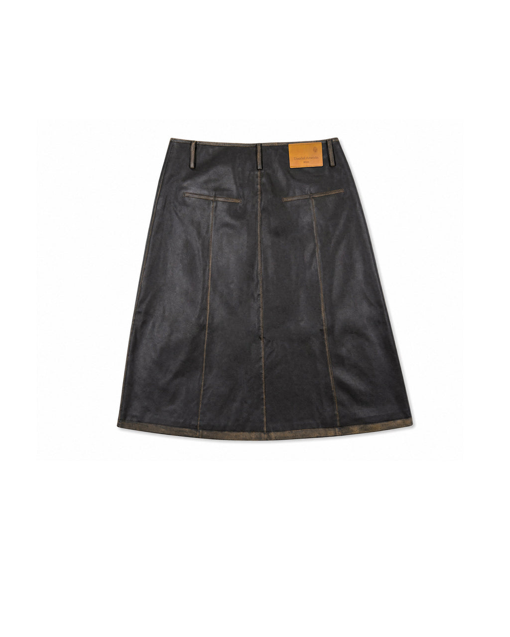 Skirt Faux Leather Black