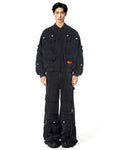 Parachute Bomber Jacket Black