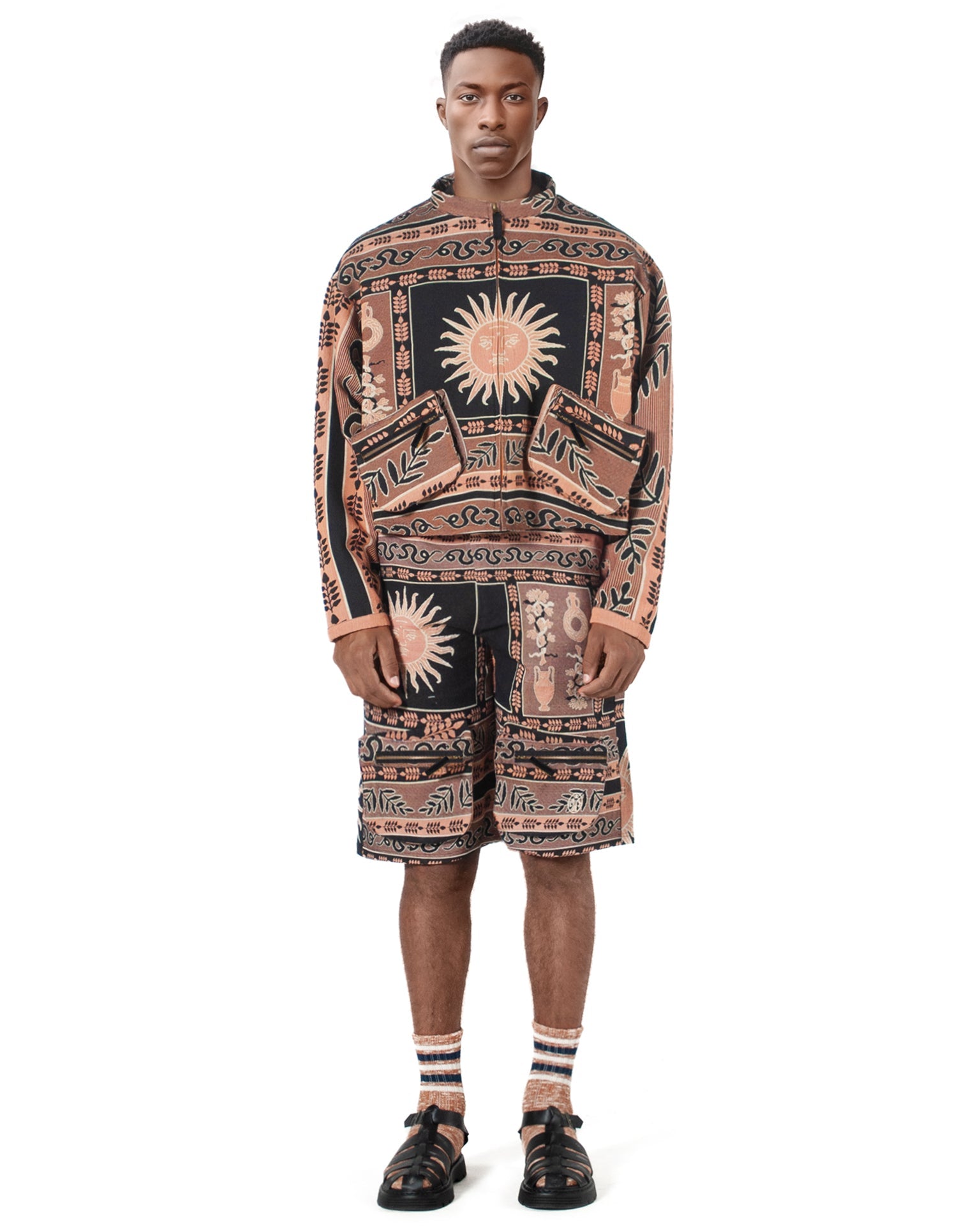Jacquard Outdoor Jacket