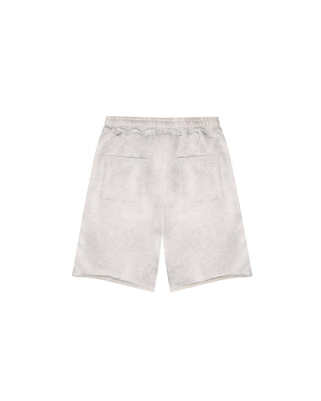 Grey Melange Sweat Shorts