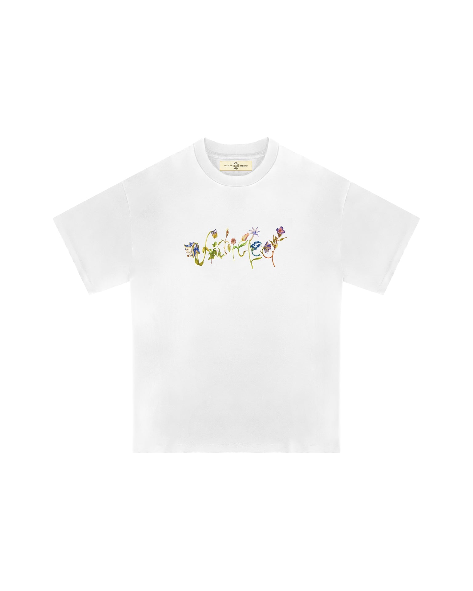 T-Shirt Flower Lettering
