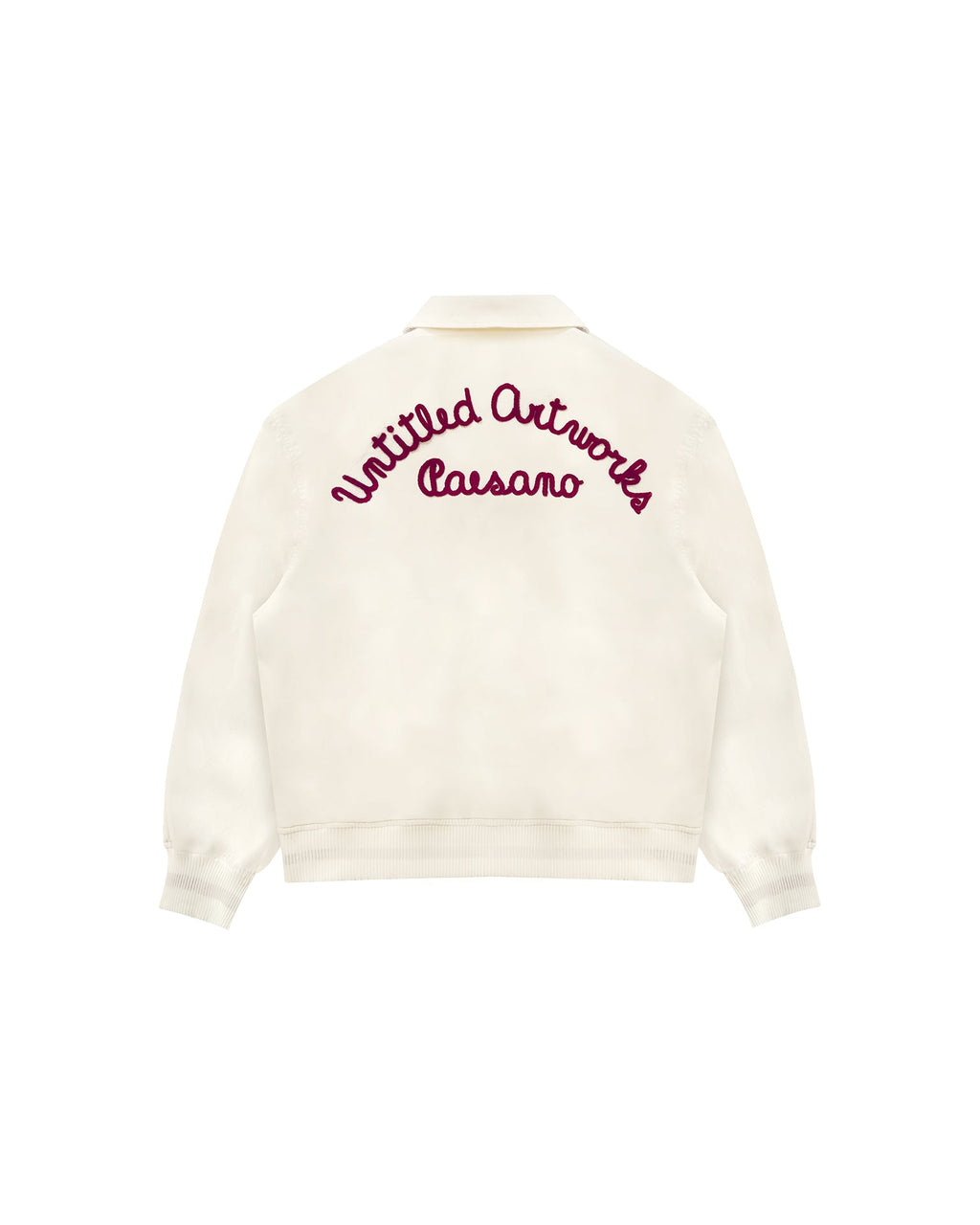 Baseball Varsity Jacket Cream