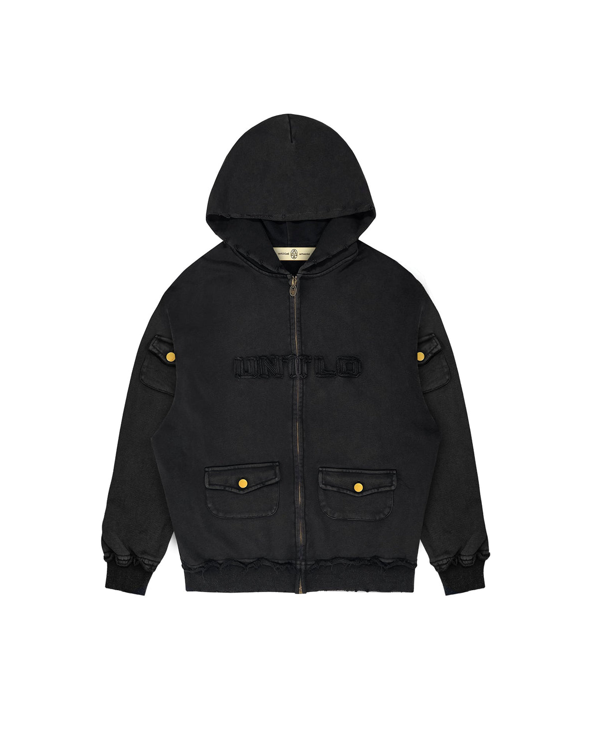 Hoodie Zipper Black
