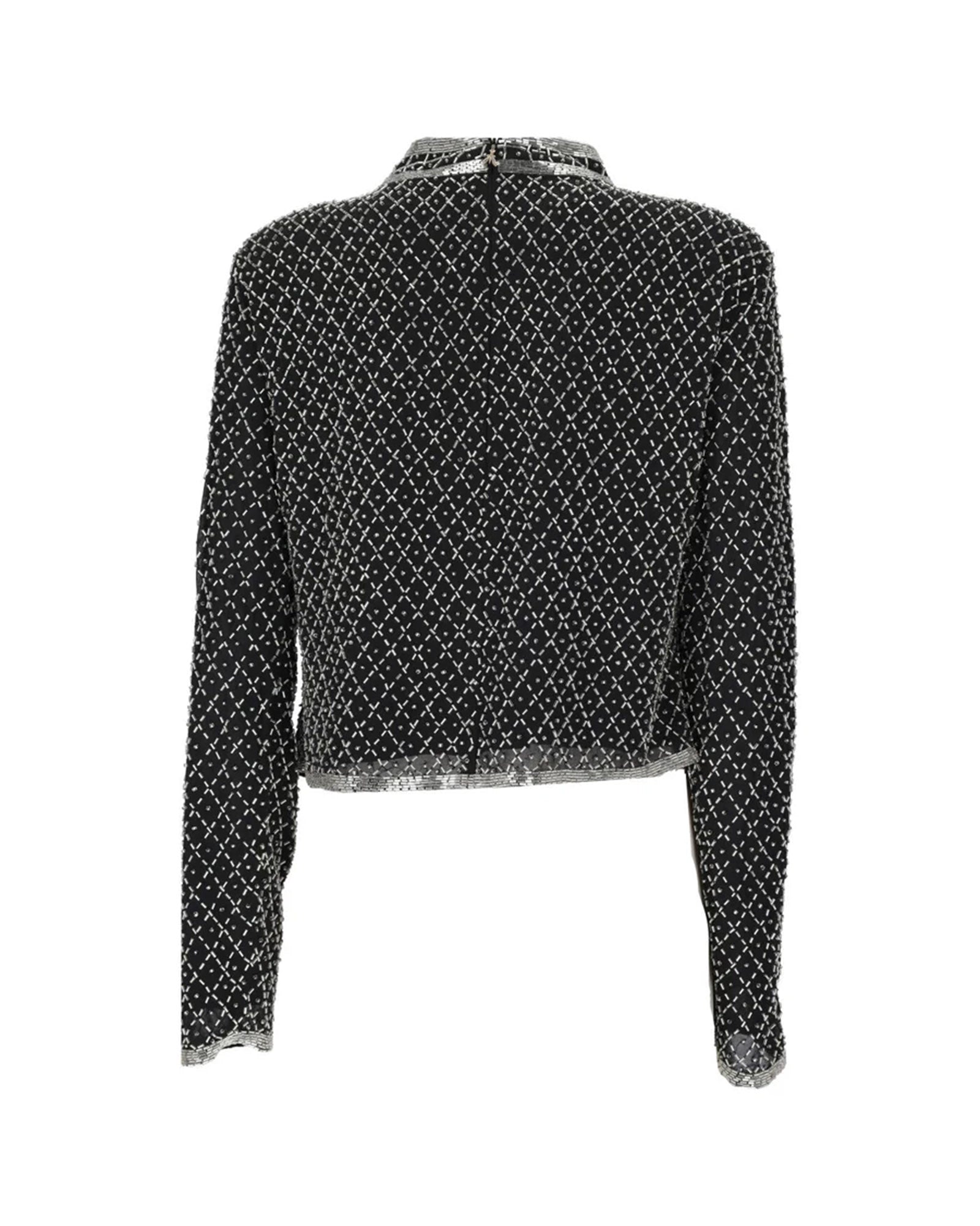 Shirt with appliqués