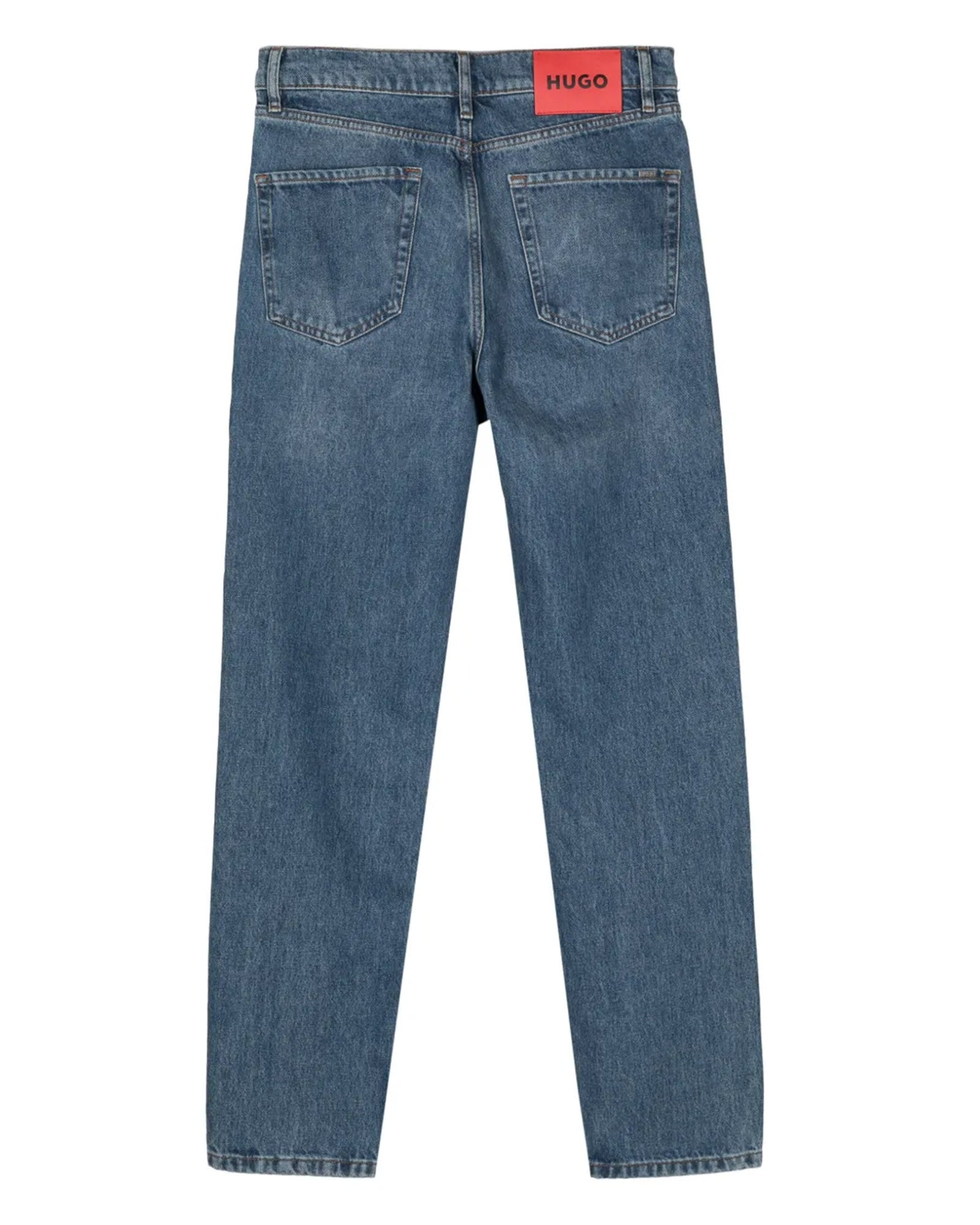 Straight-leg jeans