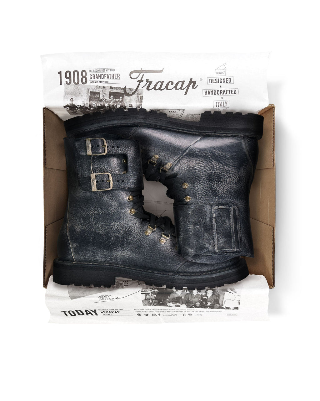 Fracap Troop Boot Black