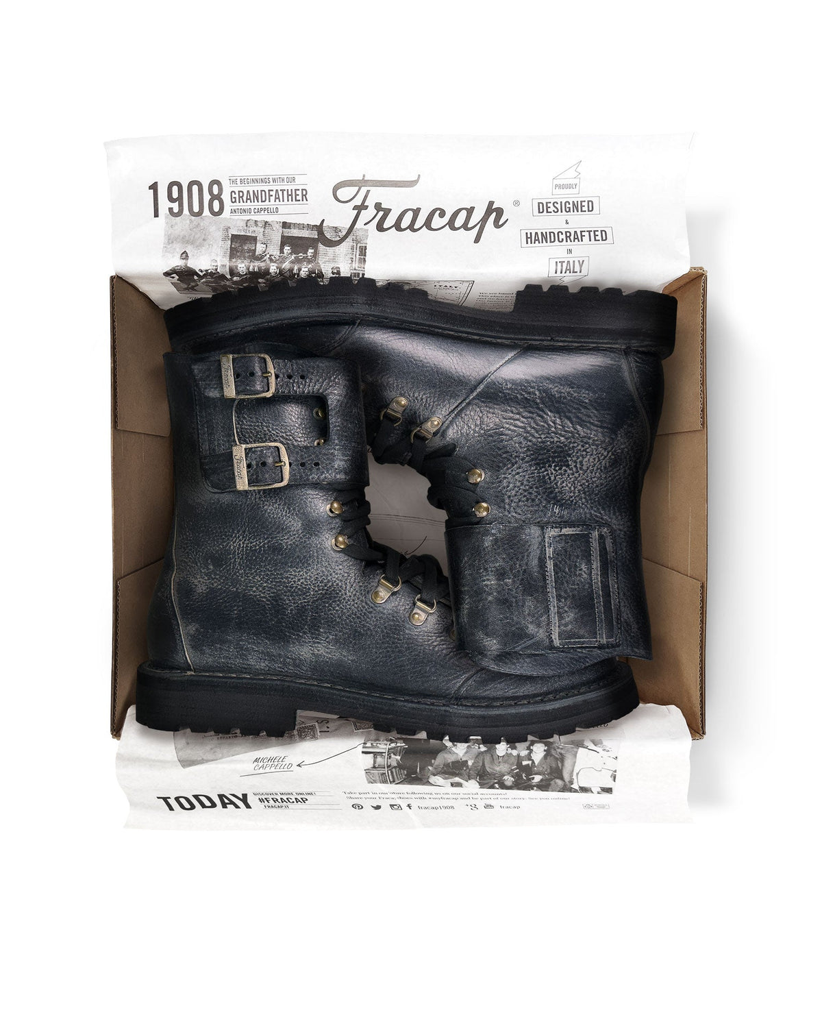 Fracap Troop Boot Black