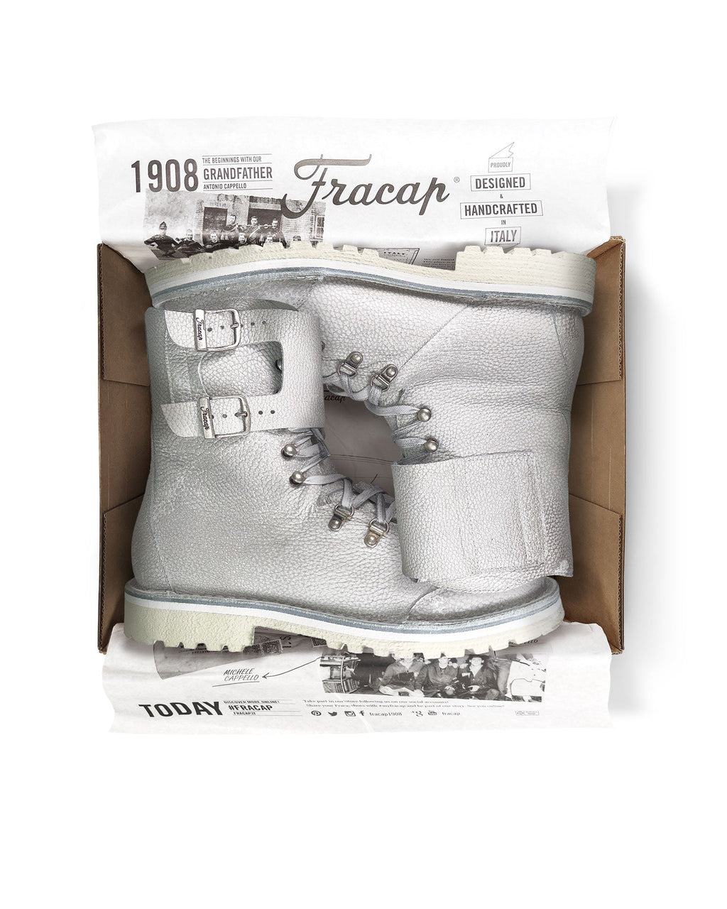 Fracap Troop Boot White