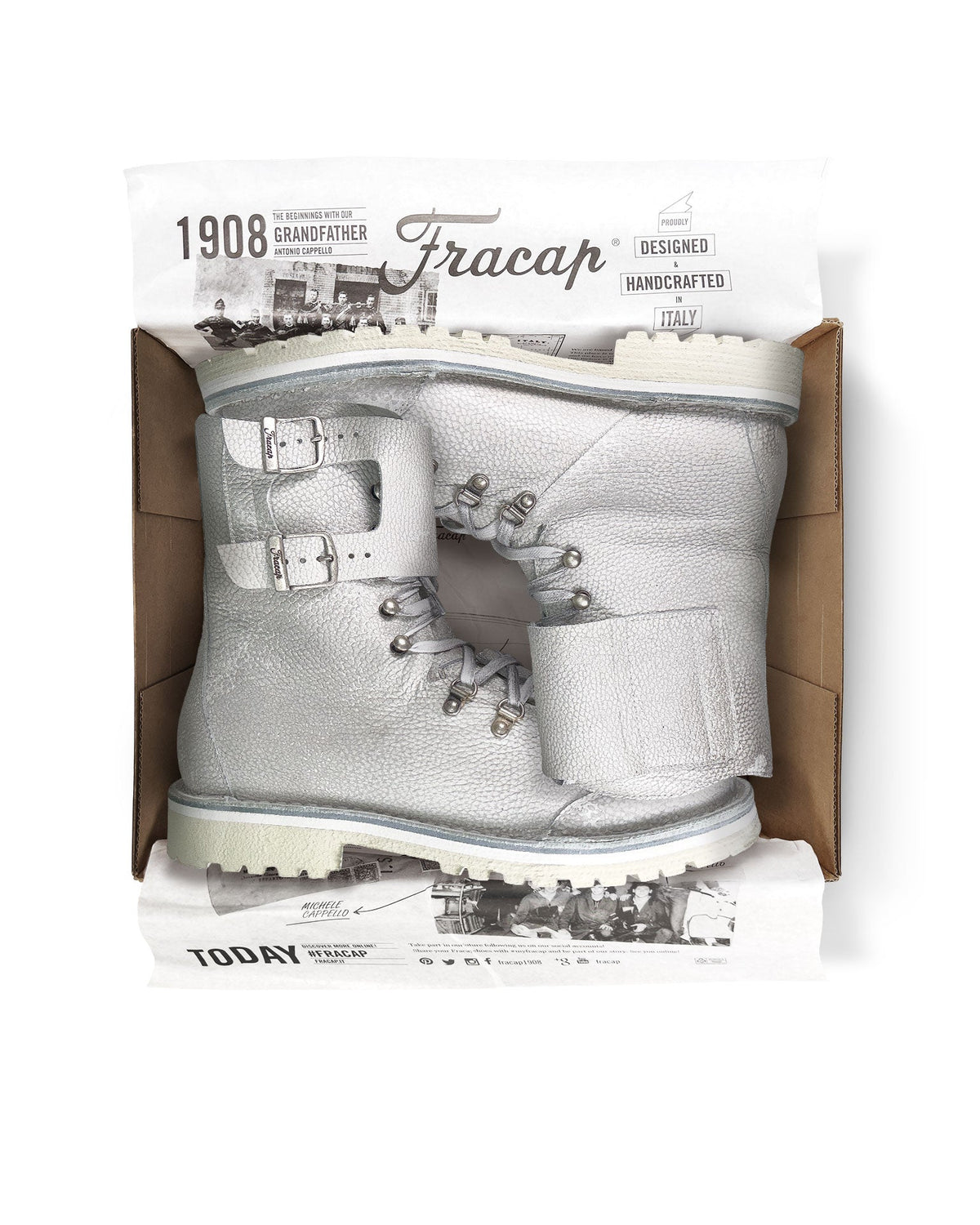 Fracap Troop Boot White