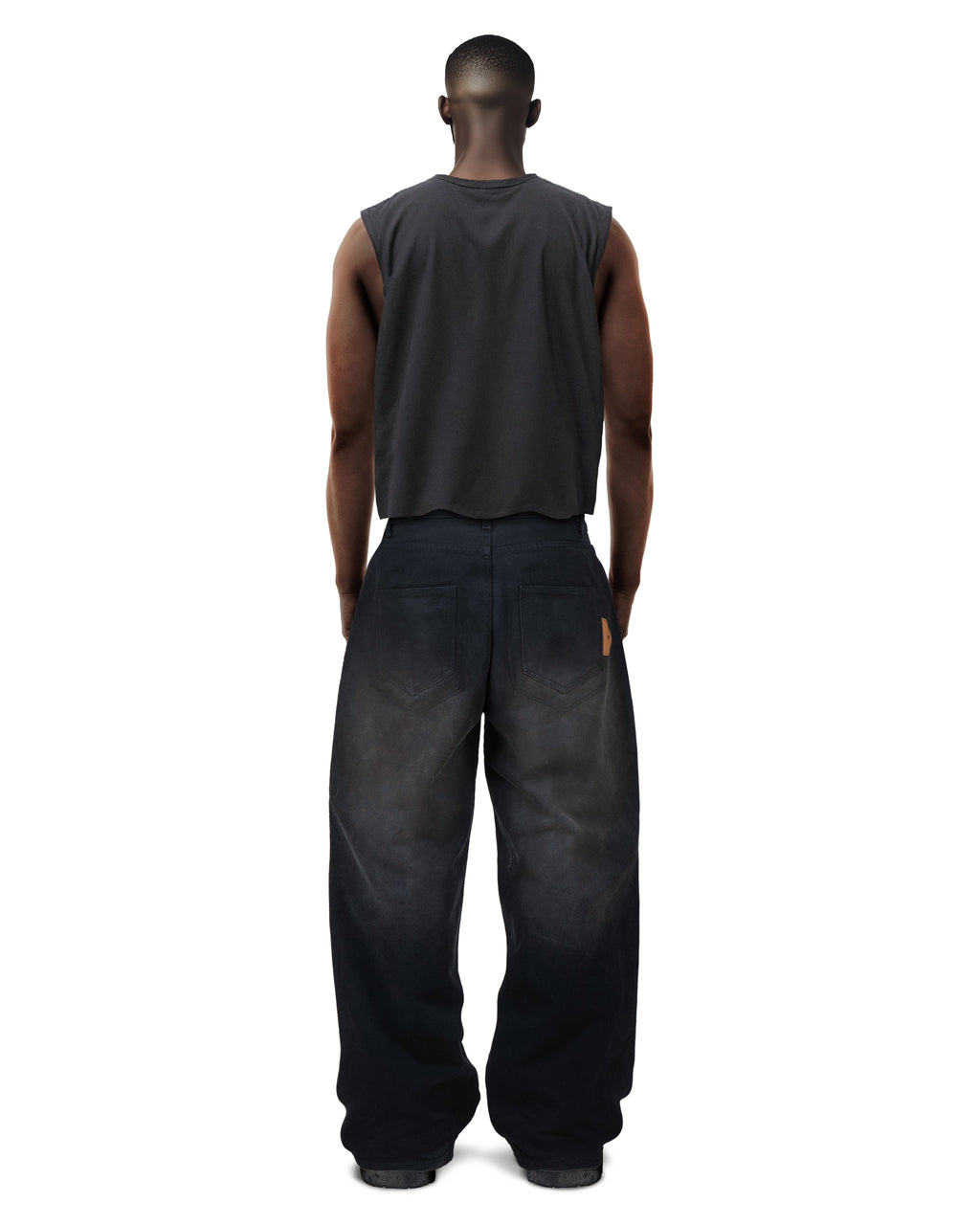 Double Knee Workwear Pants Black