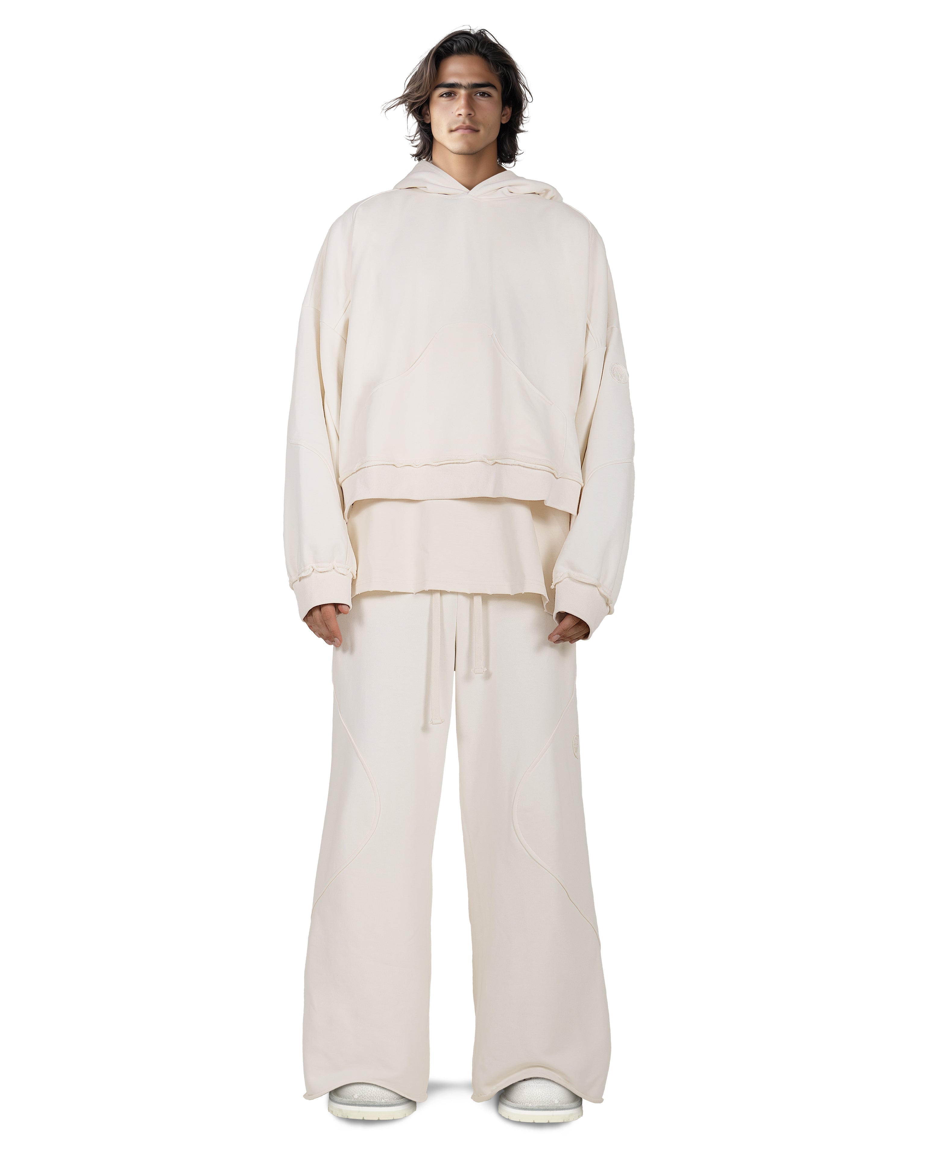 Cream Sweat Pants